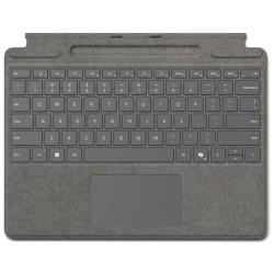 Microsoft Surface Pro Alcantara Type Cover Copilot Key Platinum DE QWERTZ (Boxed) — Buy in Cyprus with Fast Delivery