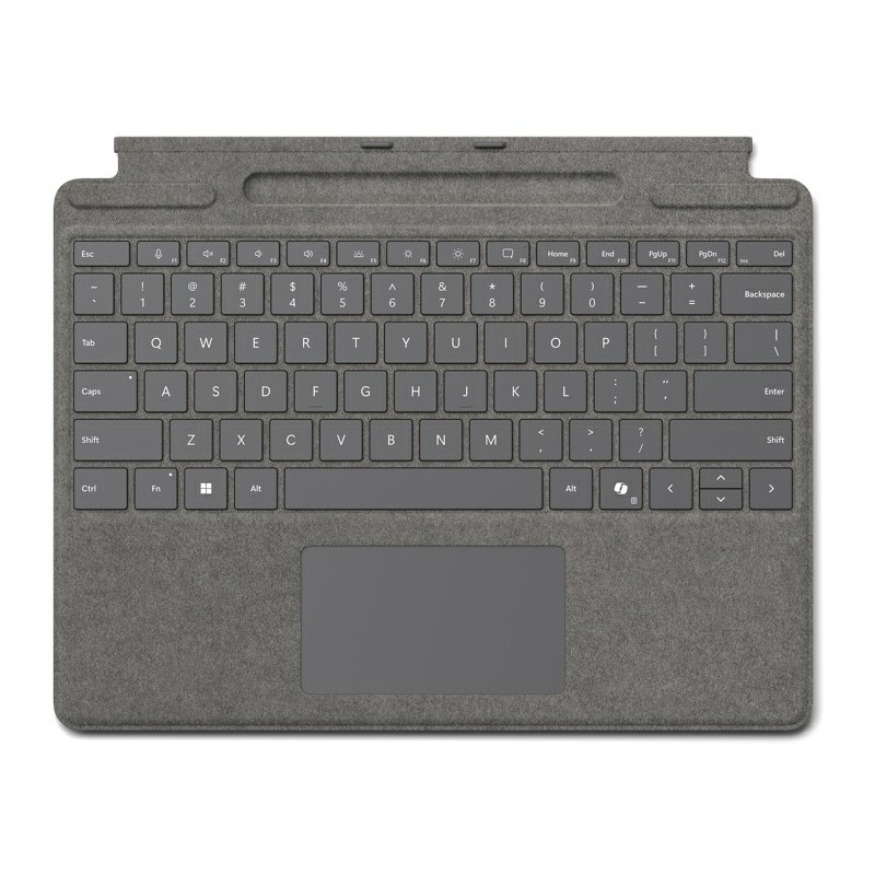 Microsoft Surface Pro Alcantara Type Cover Copilot Key Platinum DE QWERTZ (Boxed) — Buy in Cyprus with Fast Delivery