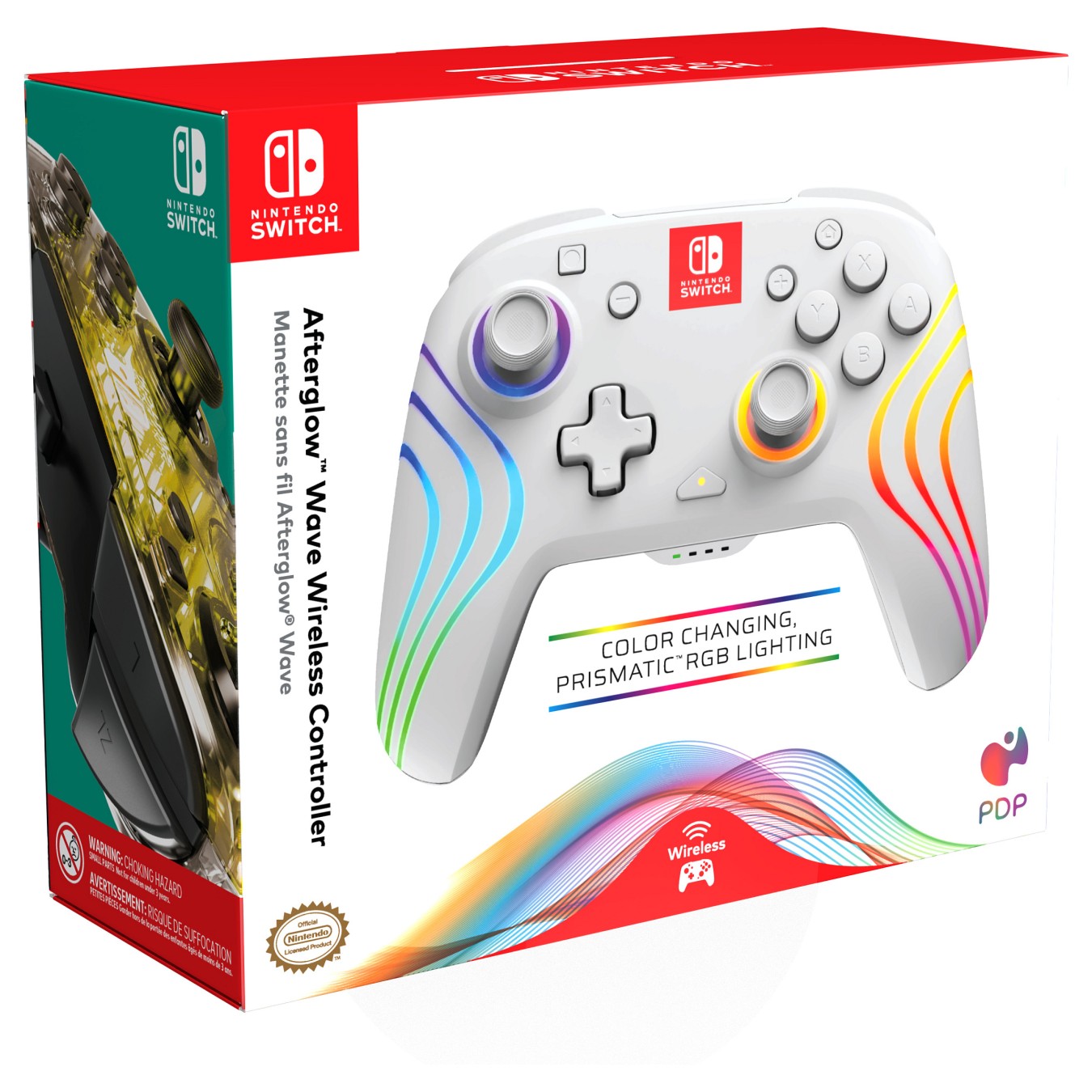 Buy PDP Controller Afterglow Wave wireless weiß Switch in Cyprus, Nicosia, Limassol, Larnaka, Pafos