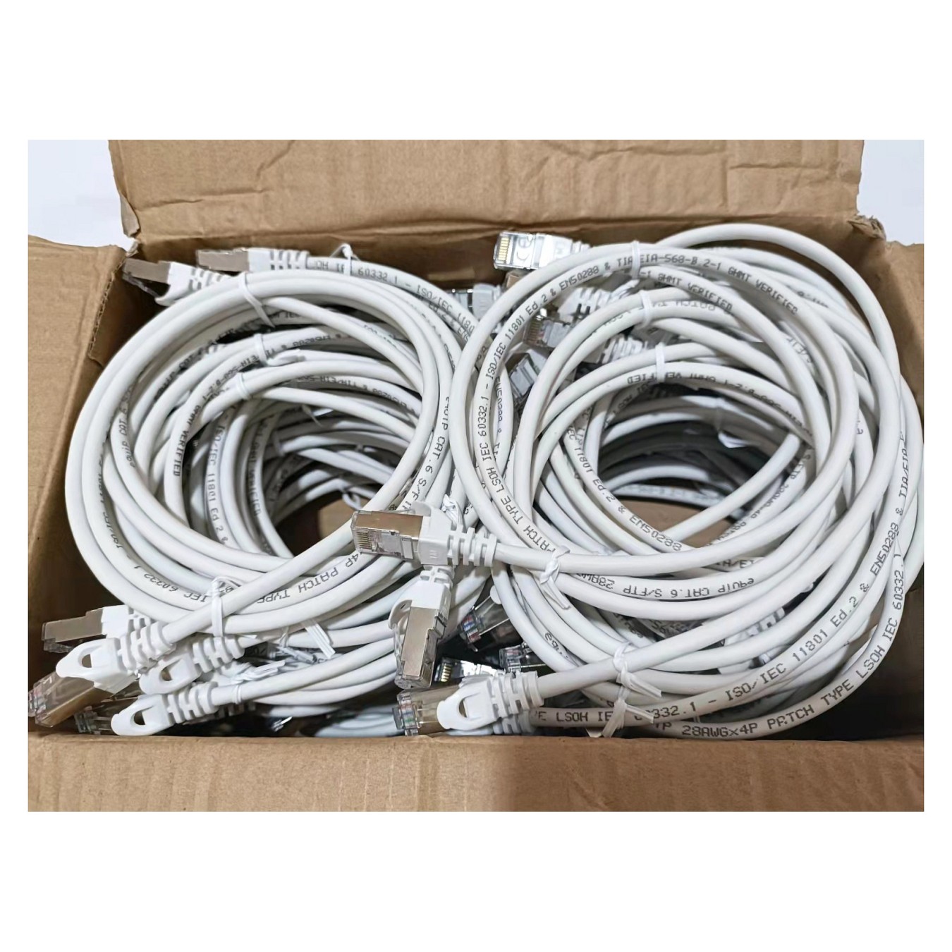 Buy Equip Patchkabel Cat6 40x set S FTP 2xRJ45 1.00m ws LSZH in Cyprus, Nicosia, Limassol, Larnaka, Pafos