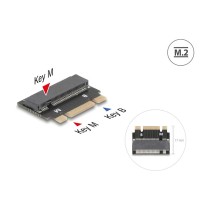 Buy Delock Adapter M.2 Key B+M Stecker zu M.2 Key M Slot - Verlängerung in Cyprus, Nicosia, Limassol, Larnaka, Pafos