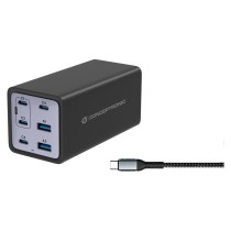 Buy CONCEPTRONIC Ladegerät 6Port GaN 4xUSB-C 2xA200WPD3.1 PPS sw in Cyprus, Nicosia, Limassol, Larnaka, Pafos