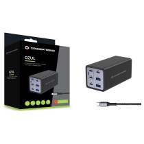 Buy CONCEPTRONIC Ladegerät 6Port GaN 4xUSB-C 2xA200WPD3.1 PPS sw in Cyprus, Nicosia, Limassol, Larnaka, Pafos