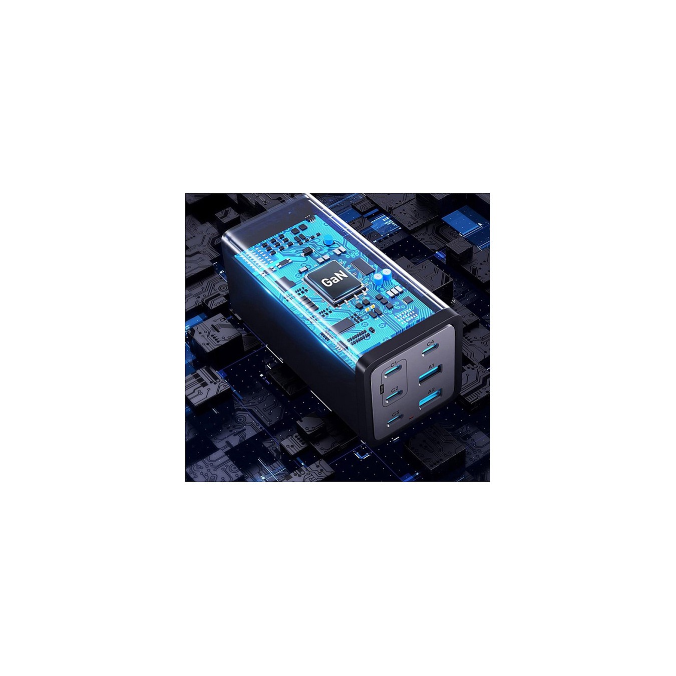 Buy CONCEPTRONIC Ladegerät 6Port GaN 4xUSB-C 2xA200WPD3.1 PPS sw in Cyprus, Nicosia, Limassol, Larnaka, Pafos