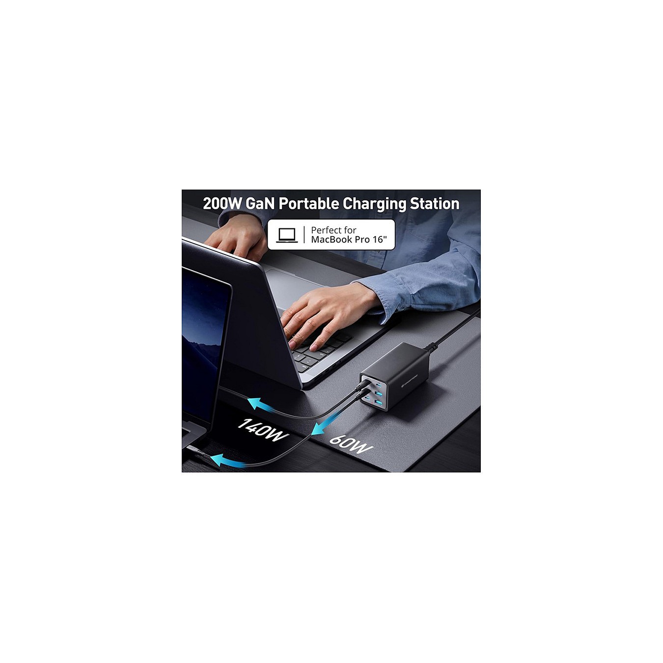 Buy CONCEPTRONIC Ladegerät 6Port GaN 4xUSB-C 2xA200WPD3.1 PPS sw in Cyprus, Nicosia, Limassol, Larnaka, Pafos