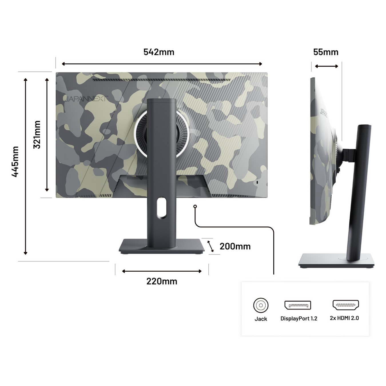 Buy JapanNext FHD Gaming Monitor 60,45cm (23,8') in Cyprus, Nicosia, Limassol, Larnaka, Pafos