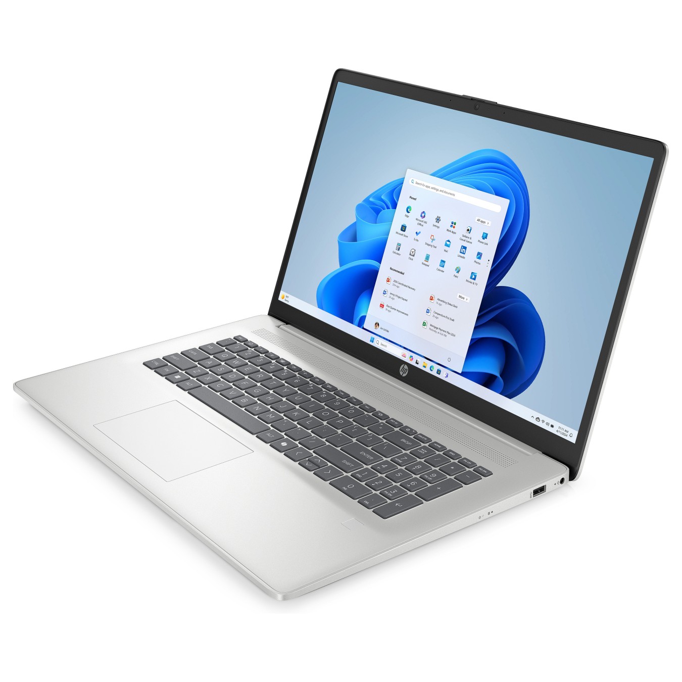 Buy HP Laptop 17-cp2559ng RYZ5 7520U 16GB 1TBSSD W11 Home Silver in Cyprus, Nicosia, Limassol, Larnaka, Pafos