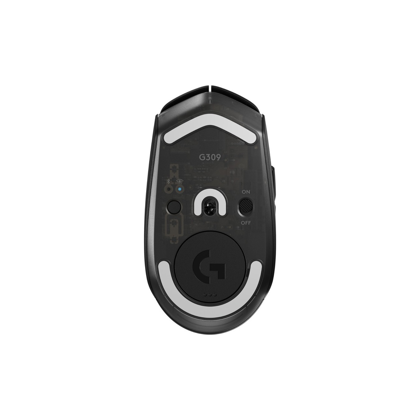 Logitech G309 LIGHTSPEED Mouse - 910-007199 - Right-Hand Wireless (2.4GHz Nano + Bluetooth), HERO Sensor, 2560 DPI, Black