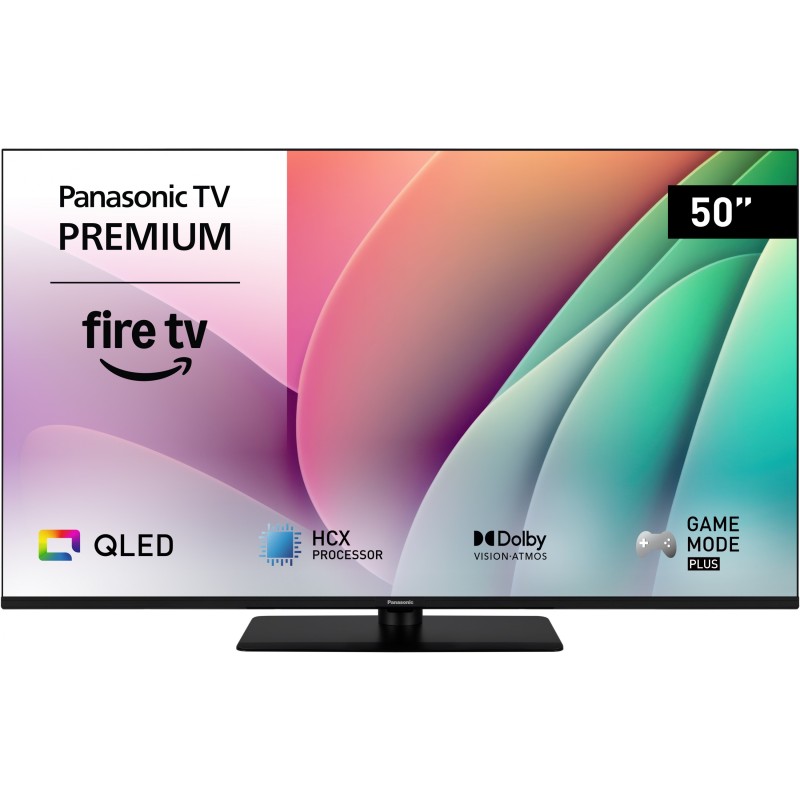 Buy Panasonic 50W80AEZ - 50" QLED 4K UHD Smart TV (Black) - Fire OS, 127 cm in Cyprus, Nicosia, Limassol, Larnaka, Pafos