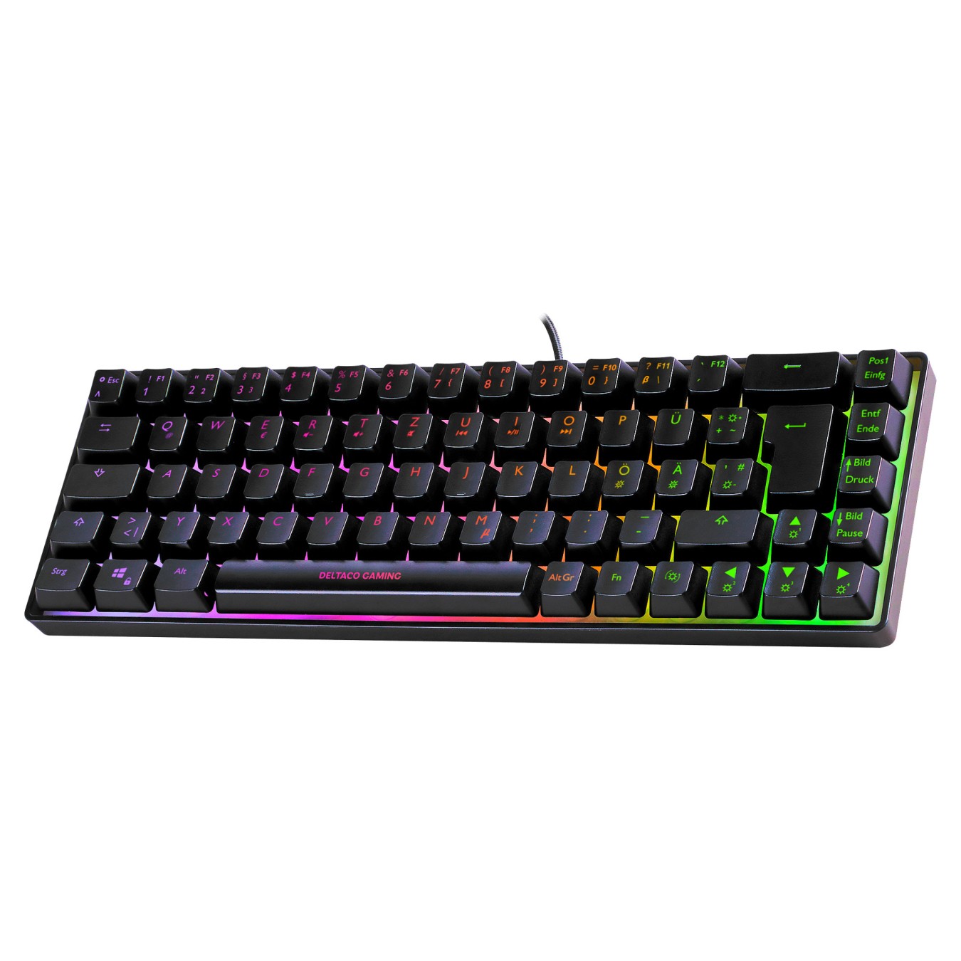 Buy Deltaco Gaming Tastatur DK240 mini 60% USB, RGB black in Cyprus, Nicosia, Limassol, Larnaka, Pafos