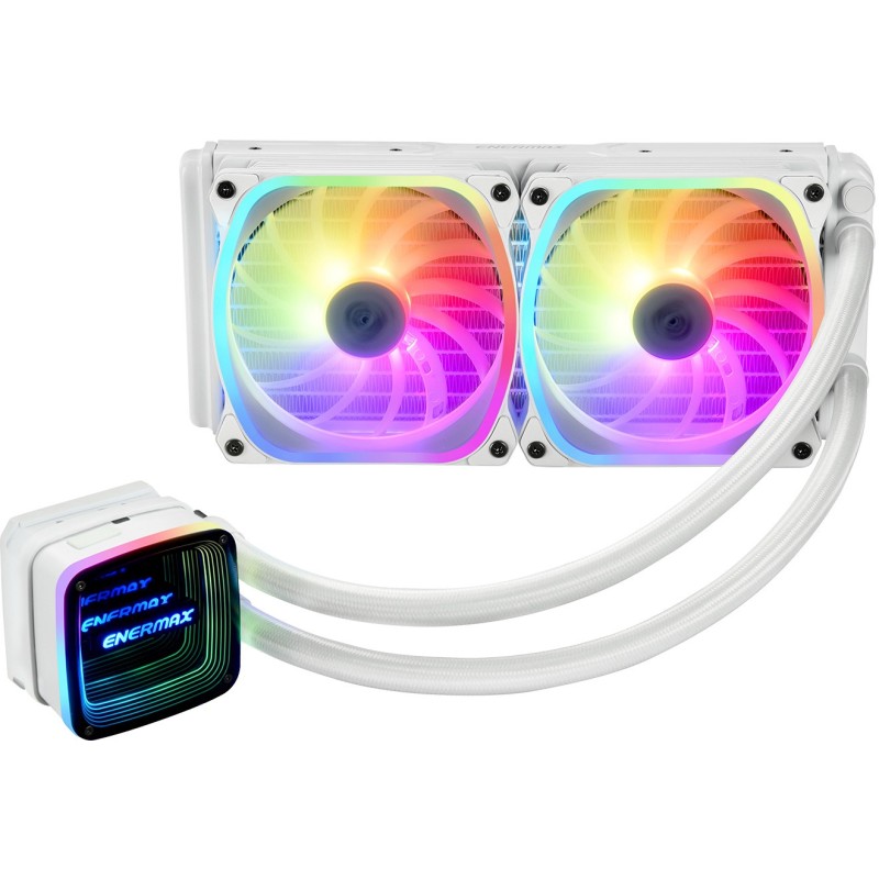 Buy Enermax AquaFusion ADV - ELC-AQFA240-SQA-W - 240mm AIO Liquid CPU Cooler, Wh... in Cyprus, Nicosia, Limassol, Larnaka, Pafos