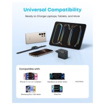 Buy ANKER Zolo Charger 70W Ladegert 3x USB-C 1x USB-A dunkelgrau in Cyprus, Nicosia, Limassol, Larnaka, Pafos