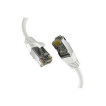 Buy RJ45 Patchkabel S FTP PIMF Cat8.1 0.50m weiß in Cyprus, Nicosia, Limassol, Larnaka, Pafos