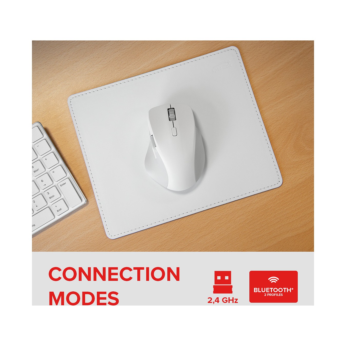 Buy Speedlink LIBERA Rechargeable Mouse Wireless BT Silent white in Cyprus, Nicosia, Limassol, Larnaka, Pafos