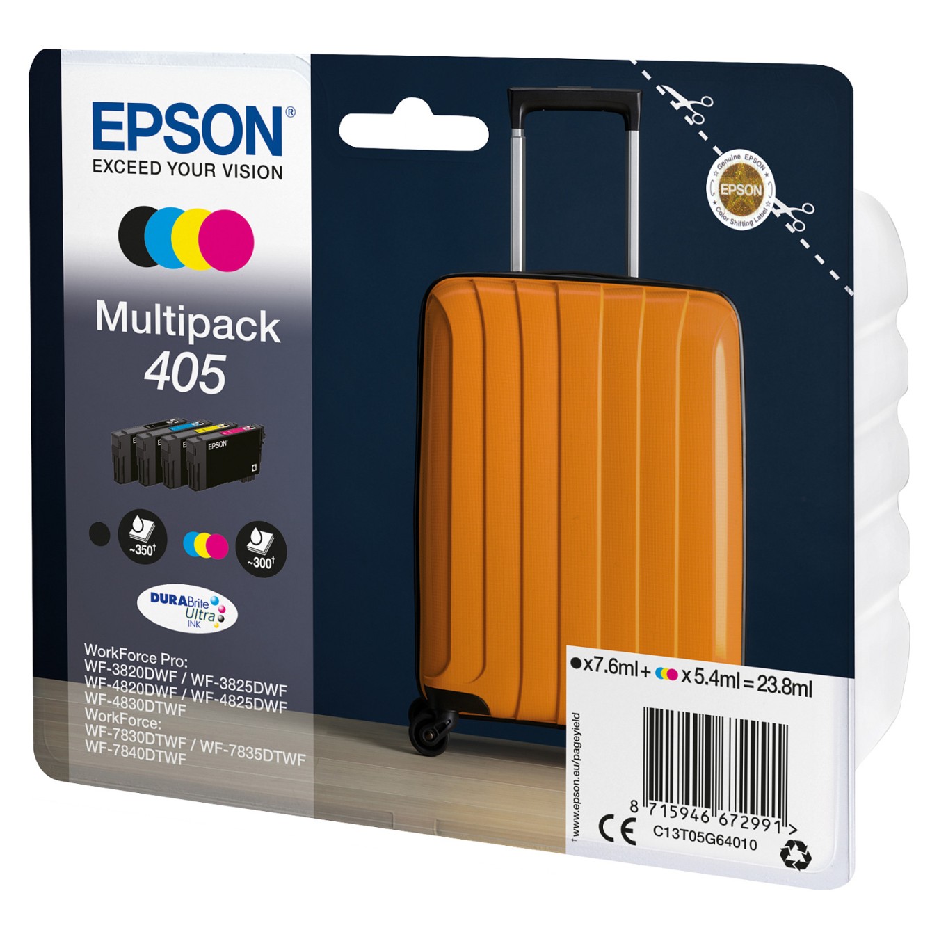 Buy EPSON 2LB Multipack 4-colours 405 DURABrite Ultra Ink w s in Cyprus, Nicosia, Limassol, Larnaka, Pafos