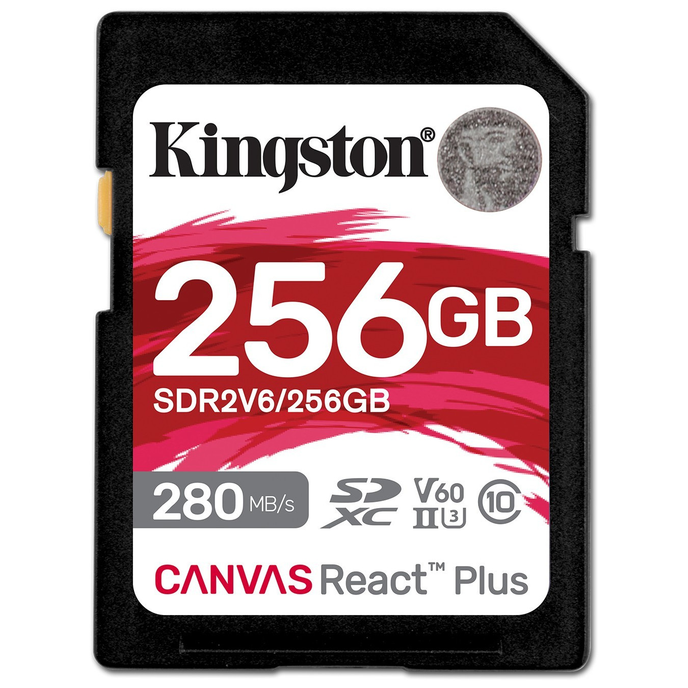 Kingston Canvas React Plus SDXC UHS-II 256GB - Black - 280MB/s Read, 150MB/s Write — Buy in Cyprus with Fast Delivery