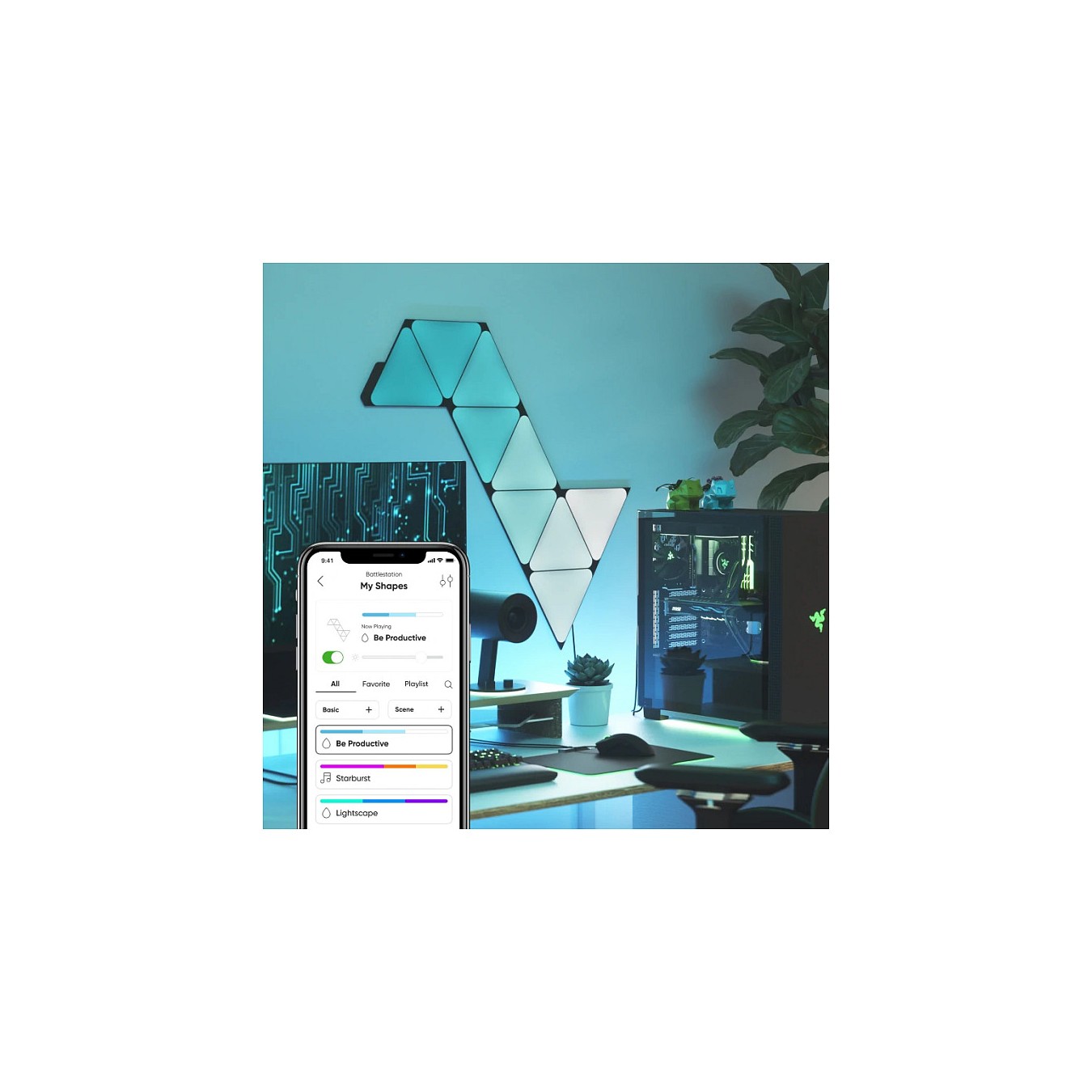 Buy Nanoleaf Shapes Triangles Ultra Black. Starter Kit. 9er-Pack in Cyprus, Nicosia, Limassol, Larnaka, Pafos