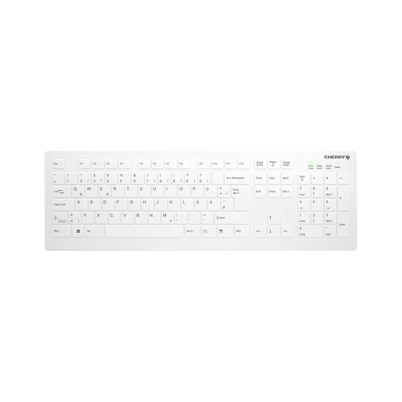 Buy Cherry Medical Wireless AK-C8112F-FU1-W GE - wischdesinfizierbar - 105 Tasten - deutsch - weiß in Cyprus, Nicosia, Limassol,