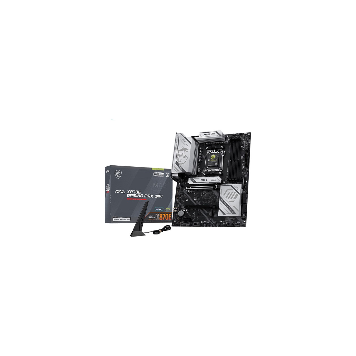 Buy MSI MAG X870E GAMING MAX WIFI (AM5) (D) in Cyprus, Nicosia, Limassol, Larnaka, Pafos