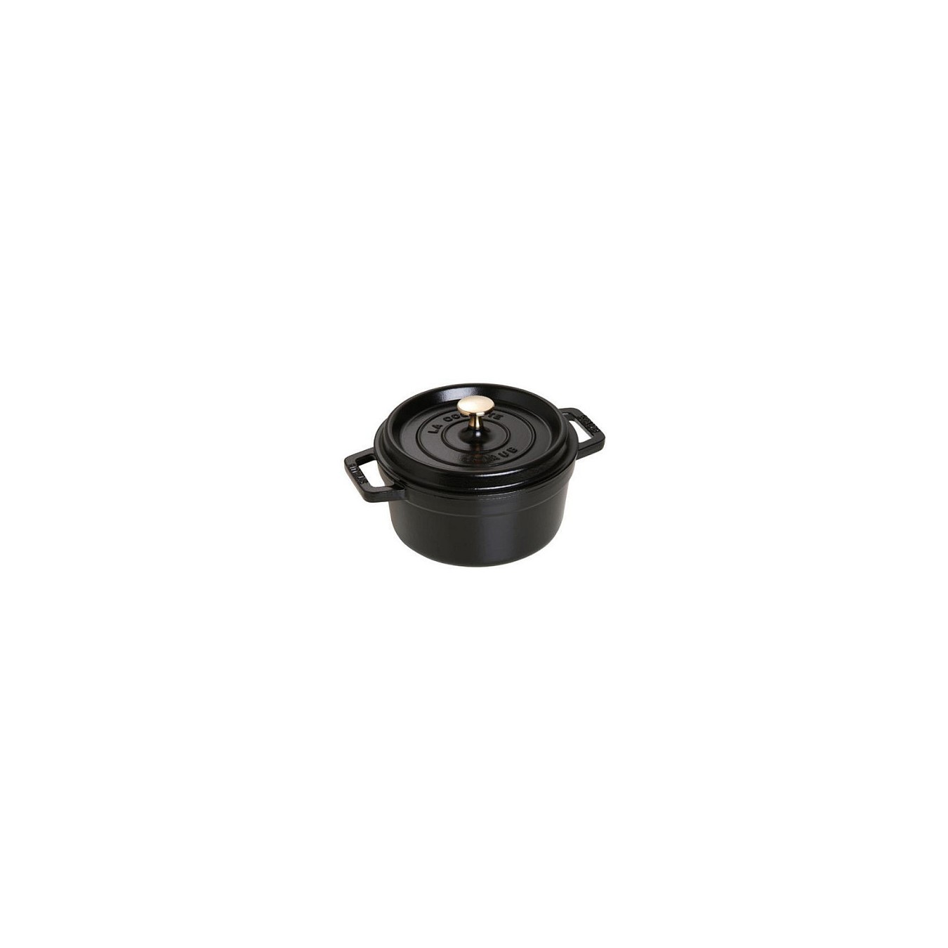 Buy Staub La Cocotte 20cm rund. schwarz. Gusseisen in Cyprus, Nicosia, Limassol, Larnaka, Pafos