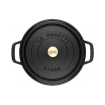 Buy Staub La Cocotte 20cm rund. schwarz. Gusseisen in Cyprus, Nicosia, Limassol, Larnaka, Pafos