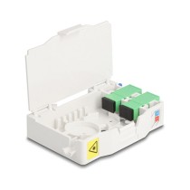 Buy LWL Anschlussdose für Hutschiene mit Spleißhalter und 2 x SC Simplex Kupplung in Cyprus, Nicosia, Limassol, Larnaka, Pafos