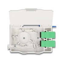 Buy LWL Anschlussdose für Hutschiene mit Spleißhalter und 2 x SC Simplex Kupplung in Cyprus, Nicosia, Limassol, Larnaka, Pafos