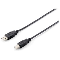 Buy Equip USB Kabel 2.0 A-B St St 1.00m schwarz Polybeutel in Cyprus, Nicosia, Limassol, Larnaka, Pafos