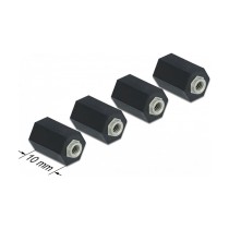 Buy Abstandshalter M2.5. Sechskant. Innen. 10 mm schwarz 4 Stück in Cyprus, Nicosia, Limassol, Larnaka, Pafos