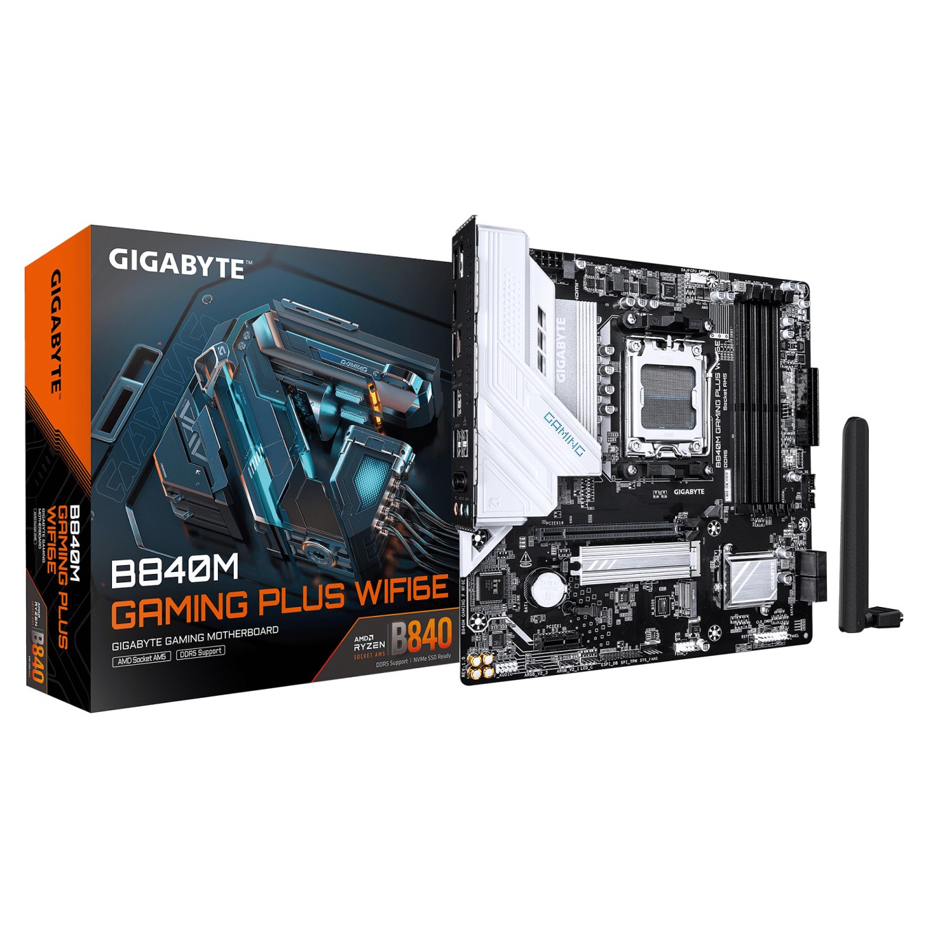 Buy Gigabyte B840M Gaming P WF6E (AM5) (D) in Cyprus, Nicosia, Limassol, Larnaka, Pafos