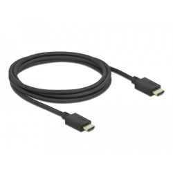 Buy DELOCK High Speed HDMI Cable 48 Gbps 8K 60Hz 2m - Black, HDMI Type A‑to‑... in Cyprus, Nicosia, Limassol, Larnaka, Pafos