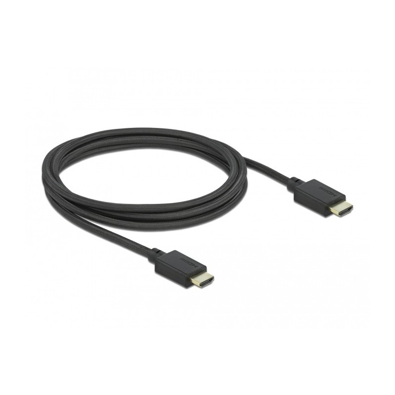 Buy DELOCK High Speed HDMI Cable 48 Gbps 8K 60Hz 2m - Black, HDMI Type A‑to‑... in Cyprus, Nicosia, Limassol, Larnaka, Pafos