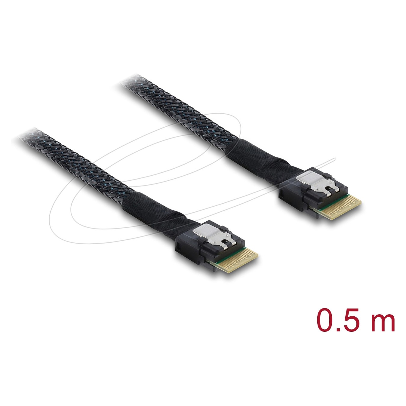 Buy Delock PCIe 4.0 Kabel Slim SAS SFF-8654 4i zu Slim SAS SFF-8654 4i 0,5 m in Cyprus, Nicosia, Limassol, Larnaka, Pafos