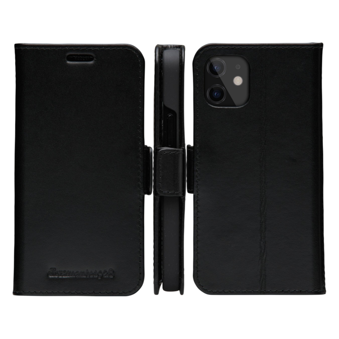 Buy dbramante1928 Copenhagen Slim - Flip-Hlle fr Mobiltelefon - genarbtes Leder - Schwarz - fr Apple iPhone 12 mini in Cyprus, N