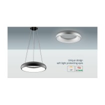 Buy Synergy 21 LED Rundleuchte Donut nw silber 25w in Cyprus, Nicosia, Limassol, Larnaka, Pafos