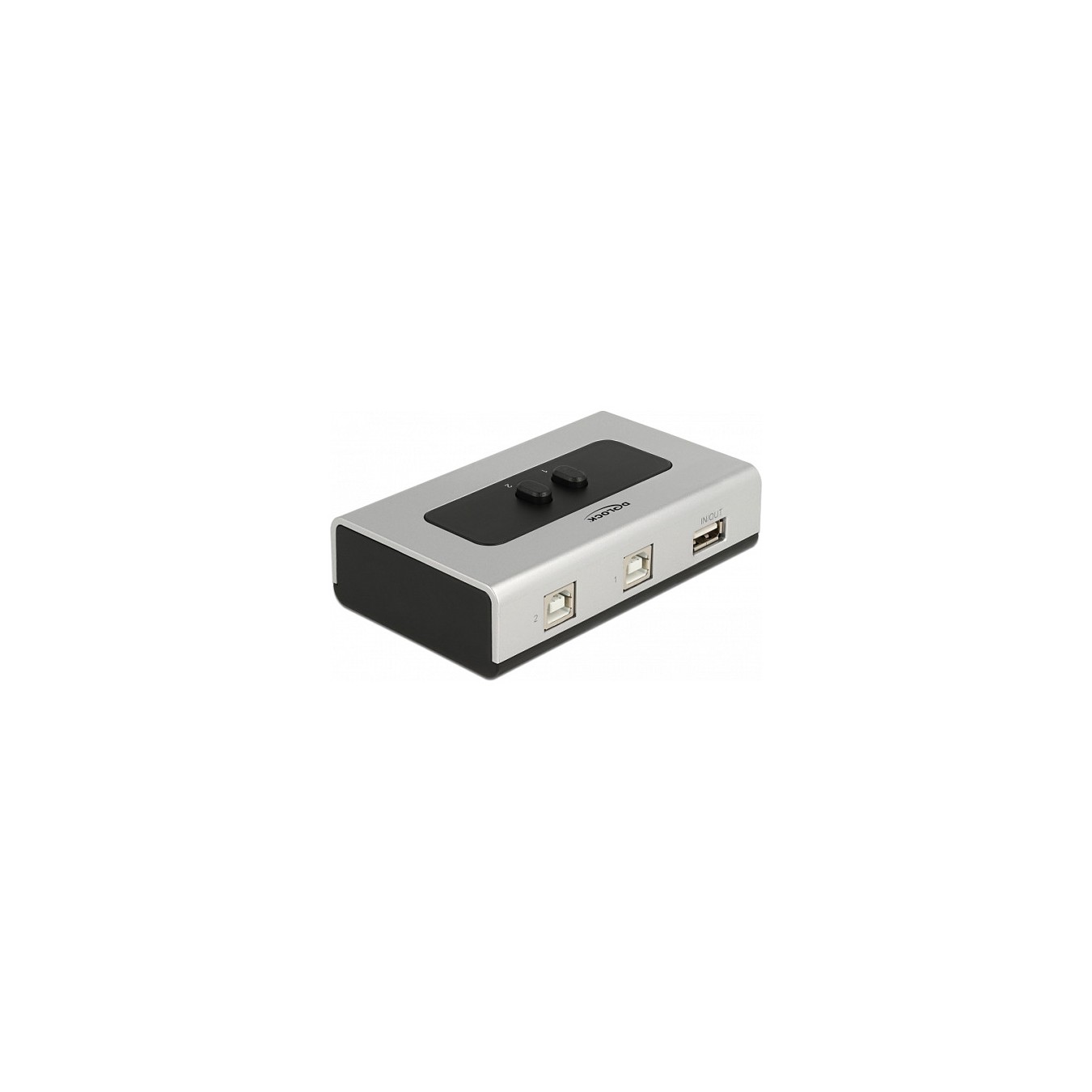Buy Umschalter USB 2.0 mit 2 x Typ-B Buchse zu 1 x Typ-A Buchse manuell bidirektional in Cyprus, Nicosia, Limassol, Larnaka, Paf