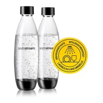 Buy SodaStream Zubehör PET Flasche DUO 2-Pack schwarz in Cyprus, Nicosia, Limassol, Larnaka, Pafos