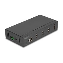 Buy Industrie Hub 4 x USB 2.0 Typ-A mit 15 kV ESD Schutz und Hutschienenbefestigung in Cyprus, Nicosia, Limassol, Larnaka, Pafos