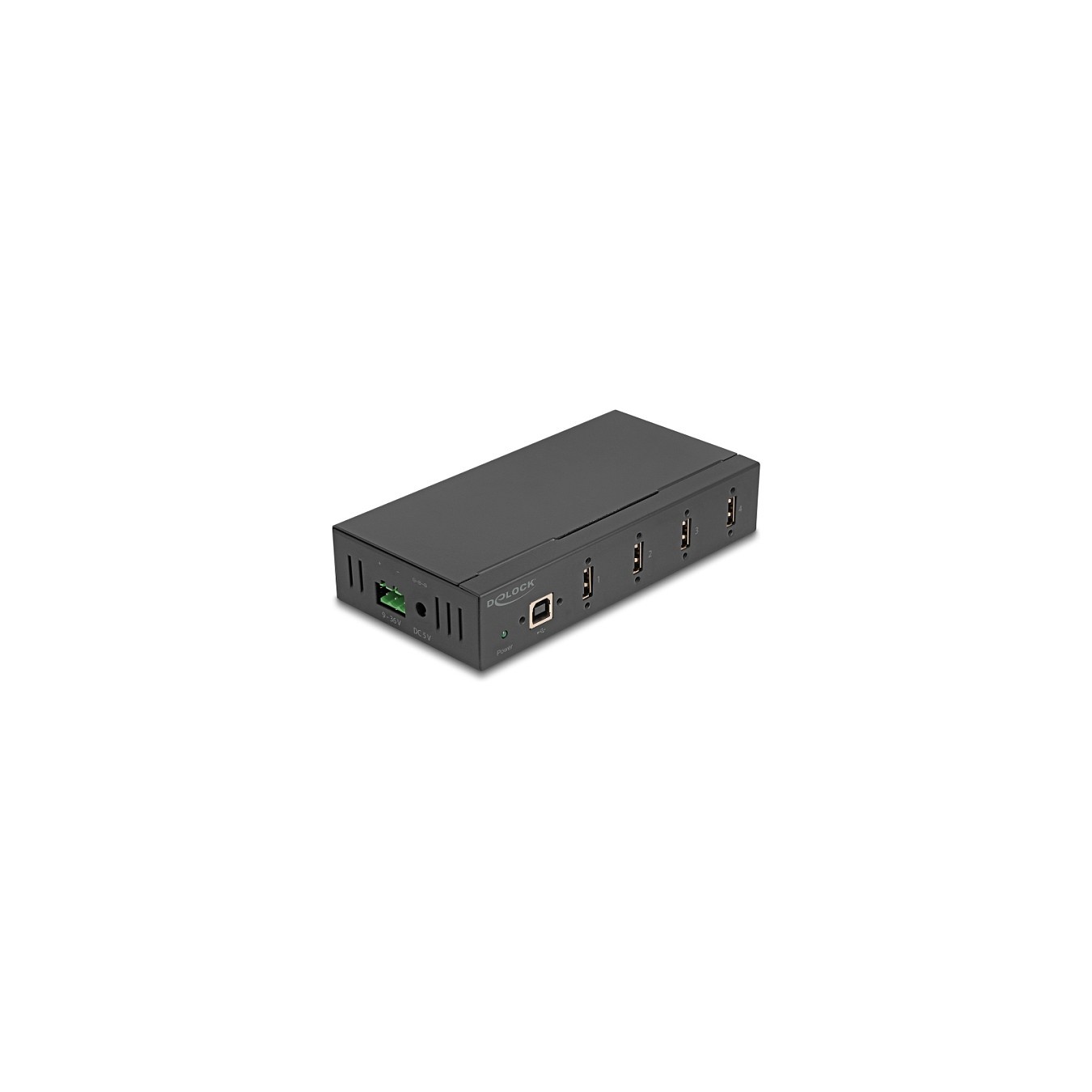 Buy Industrie Hub 4 x USB 2.0 Typ-A mit 15 kV ESD Schutz und Hutschienenbefestigung in Cyprus, Nicosia, Limassol, Larnaka, Pafos