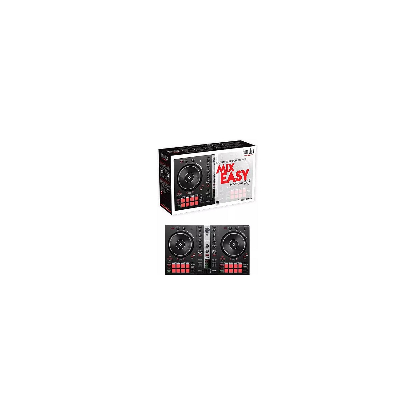 Buy Mixersteuerung Hercules DJ Control Inpulse 300MK2 retail in Cyprus, Nicosia, Limassol, Larnaka, Pafos