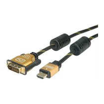 Buy ROLINE GOLD Monitorkabel DVI (24+1) - HDMI. ST ST. 3 m in Cyprus, Nicosia, Limassol, Larnaka, Pafos