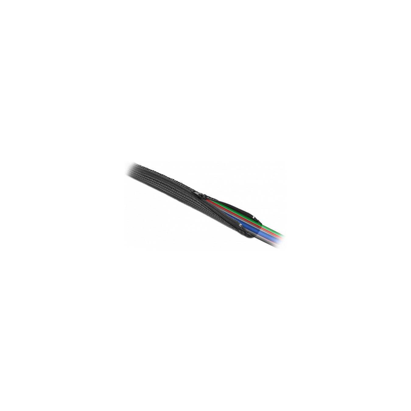 Buy Geflechtschlauch mit Reißverschluss hitzebeständig 1 m x 20 mm schwarz in Cyprus, Nicosia, Limassol, Larnaka, Pafos