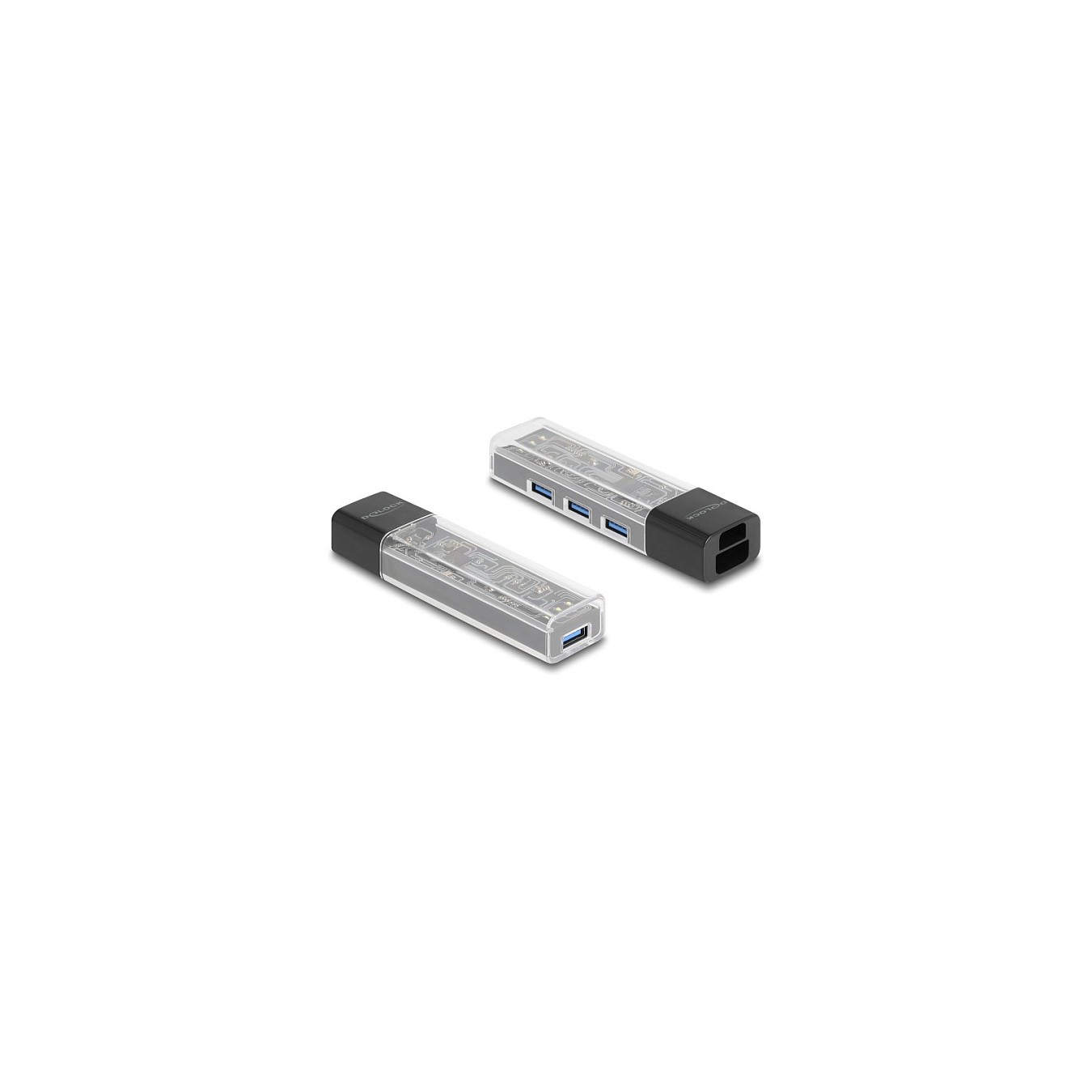 Buy 4 Port USB Hub 5 Gbps mit USB Typ-A oder USB Type-CTM Anschluss in transparentem Gehäuse in Cyprus, Nicosia, Limassol, Larna