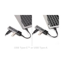 Buy 4 Port USB Hub 5 Gbps mit USB Typ-A oder USB Type-CTM Anschluss in transparentem Gehäuse in Cyprus, Nicosia, Limassol, Larna