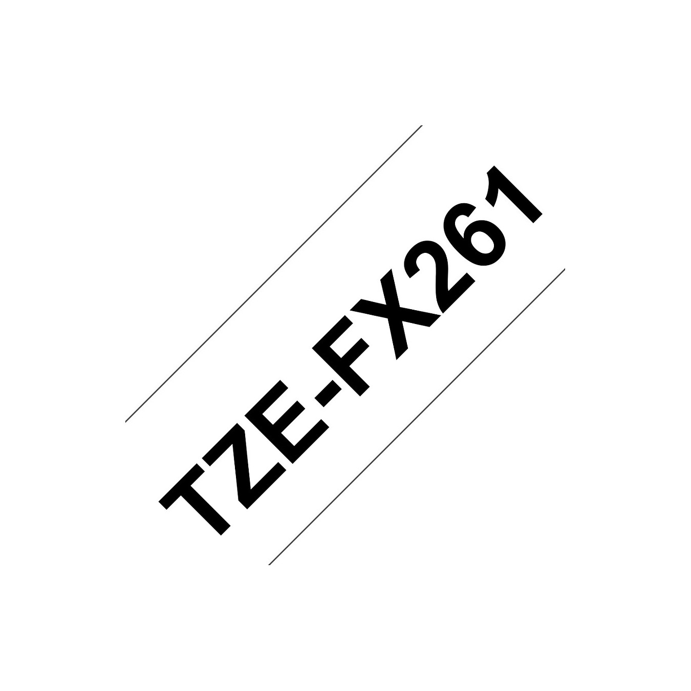 Buy Schriftbandkassette Brother 36mm weiß schwarz TZEFX261 in Cyprus, Nicosia, Limassol, Larnaka, Pafos