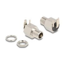 Buy Steckverbinder DC 5.5 x 2.1 mm Buchse zum Einbau Lötversion gewinkelt - Sechskant 20 V 10 A in Cyprus, Nicosia, Limassol, La
