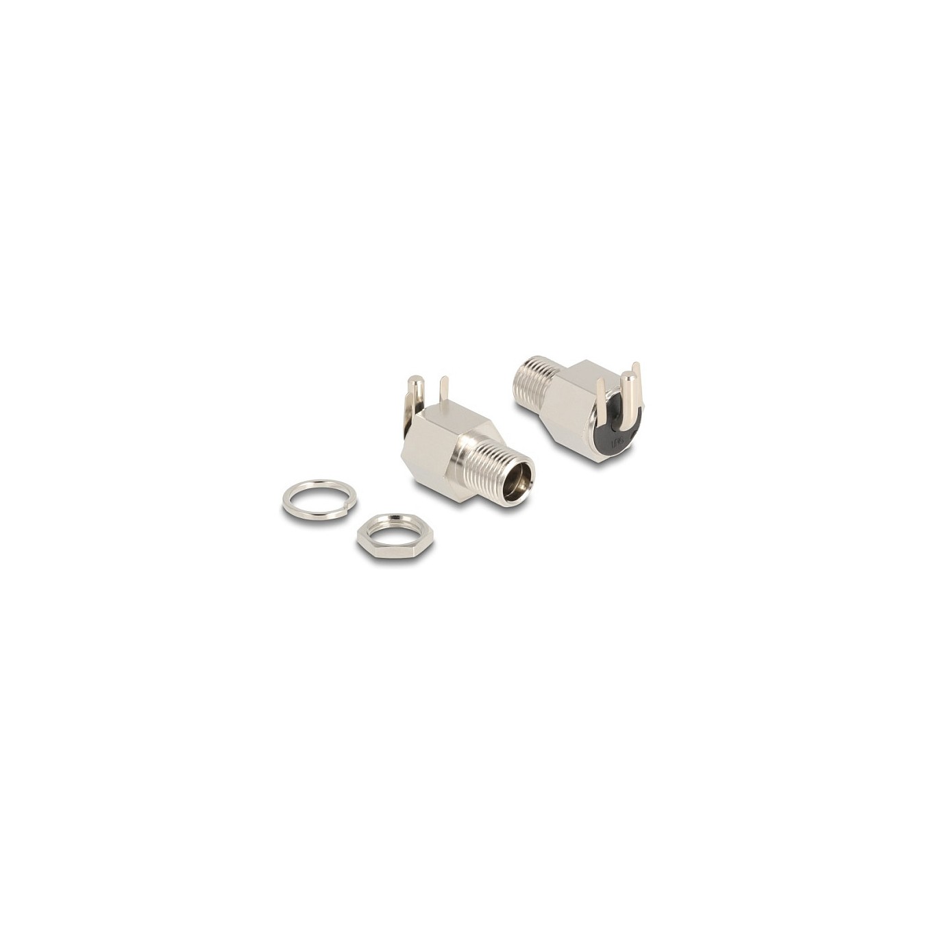 Buy Steckverbinder DC 5.5 x 2.1 mm Buchse zum Einbau Lötversion gewinkelt - Sechskant 20 V 10 A in Cyprus, Nicosia, Limassol, La