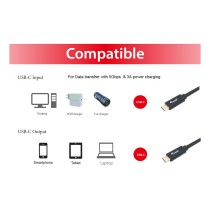 Buy Equip Kabel USB-C3.2- to C Gen1 PD60W St St 0.50m schwarz in Cyprus, Nicosia, Limassol, Larnaka, Pafos