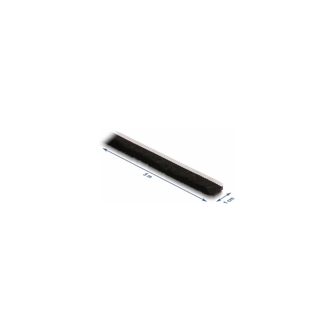Buy Bürstenstreifen selbstklebend 10 mm - Länge 5 m schwarz in Cyprus, Nicosia, Limassol, Larnaka, Pafos