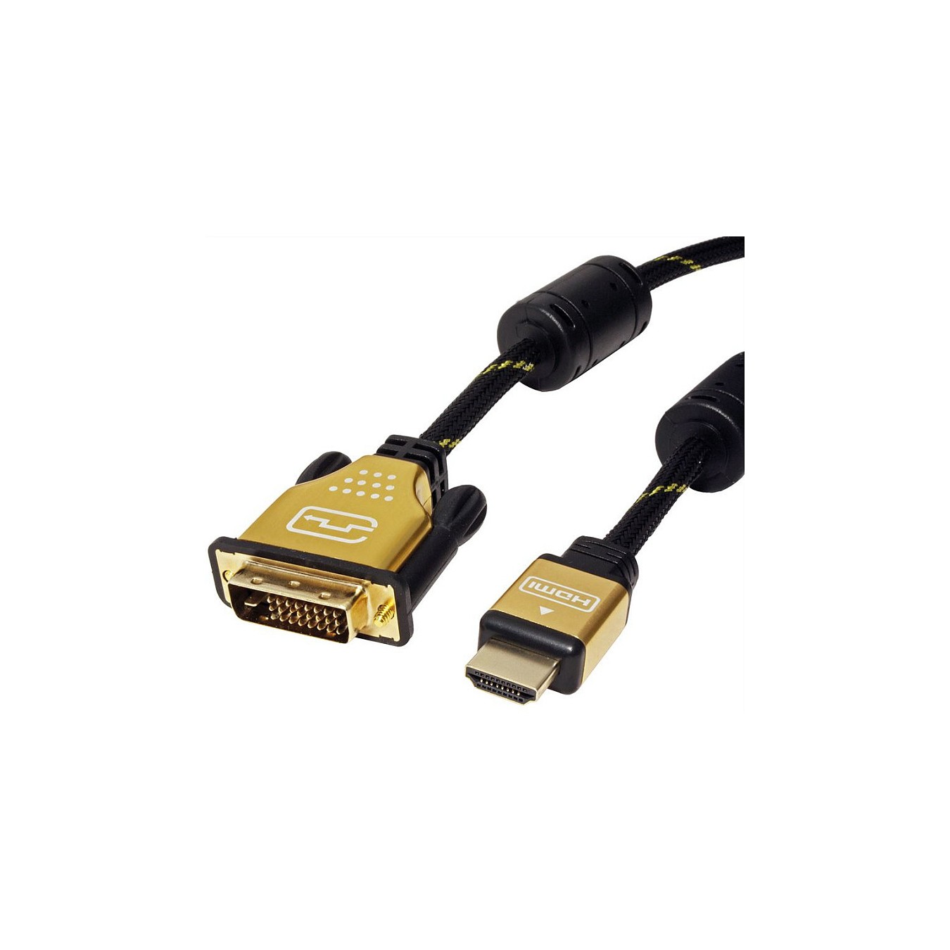 Buy ROLINE GOLD Monitorkabel DVI (24+1) - HDMI. ST ST. 1.5 m in Cyprus, Nicosia, Limassol, Larnaka, Pafos